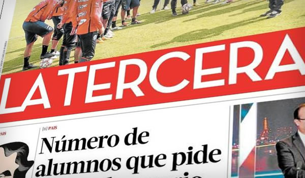 Anahí en Diario La Tercera